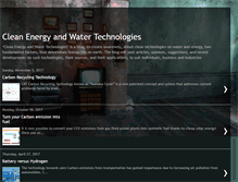 Tablet Screenshot of clean-energy-water-tech.com